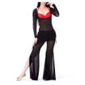Tenue de cours de danse orientale noir et rouge
