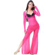 Tenue de cours de danse orientale fuschia et noir - 3