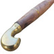 Pommeau Sabre Cimeterre de Danse Orientale Manche Bois & Laiton 