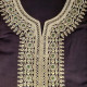 djellaba femme maison noire galon brillant style débardeur