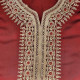 djellaba femme maison bordeaux galon brillant style débardeur