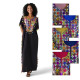 Robe d intérieur orientale décor or et pompons - 6