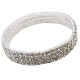 Bracelet strass argenté fantaisie - 4