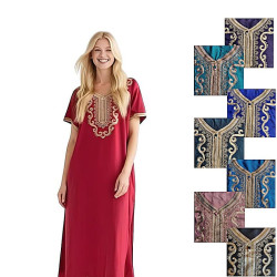 Djellaba / abaya maison panel de couleur