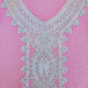 Djellaba femme maison rose élégante et confortable