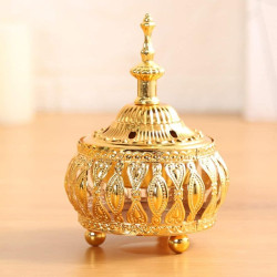 Encensoir Arabe Vintage – Mini brûleur d’encens oriental - image principal