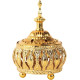 Encensoir Arabe Vintage – Mini brûleur d’encens oriental - fond blanc