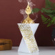 Encensoir moderne doré et blanc – 9x5 cm - special bakhoor