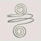 Bracelet de bras femme argenté en spirale, bijou oriental élégant pour danse et soirée