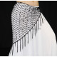 Ceinture filet de danse orientale noir