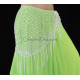 Ceinture filet de danse orientale blanc