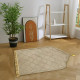 Tapis de prière épais arcade uni antidérapant beige