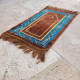 Tapis de prière enfant aspect velours marron - 2