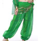 Sarouel de danse orientale vert foncé