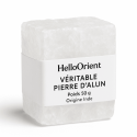 Pierre d’Alun brute 50 g – Lingot 4,5×2 cm – Sans parfum – Peaux sensibles