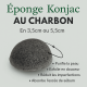 Eponge visage Konjac au charbon bienfait