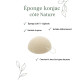 Eponge visage Konjac nature bienfait
