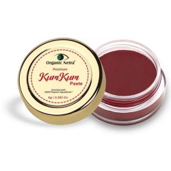 pâte kumkum biologique Netra pot 8 g rouge traditionnel