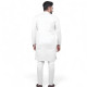 Kurta blanc pour homme en coton – vue de dos