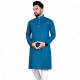 Kurta indien homme bleu canard – vue de face