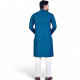 Kurta indien homme bleu canard – vue de dos