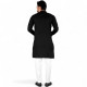 Kurta noir pour homme – vue de dos