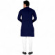 Kurta bleu marine pour homme – vue de dos