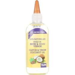 Huile de ricin et huile de coco Yari 105ml soin capillaire naturel