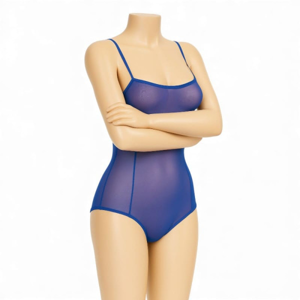 Body sous poitrine de danse orientale bleu 