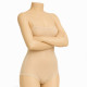 Body sous poitrine de danse orientale beige clair 
