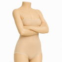 Body sous poitrine de danse orientale beige clair