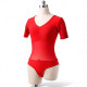 Body justaucorps de danse orientale rouge 
