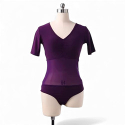 Body justaucorps de danse orientale violet 