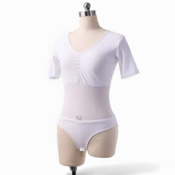 Body justaucorps de danse orientale blanc - 1