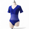 Body justaucorps de danse orientale bleu roy