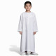 qamis garcon blanc de plein pied 