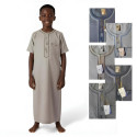Djellaba garçon omani couleur manches courtes
