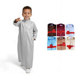 Qamis enfant tissu glacé - 1