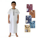 Qamis garçon manches courtes IKAF