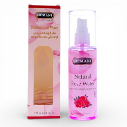 Spray à l’eau de rose Hemani avec boîte – Tonique visage naturel 120 ml - 1