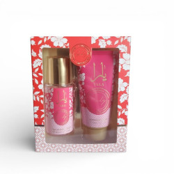 Coffret Yara Candy brume parfumée et lotion corps présentation cadeau