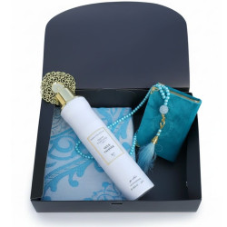 Pack Coffret Cadeau Musulman Personnalisable – Coran, Tapis, Tasbih & Spray Dubai - 1