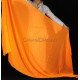 Voile rectangulaire de danse orientale orange