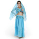 Ensemble de danse orientale top + jupe longue à sequins turquoise - 1
