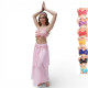 Vêtements de danse orientale à pièces rose pâle - 2