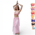 Vêtements de danse orientale à pièces rose pâle