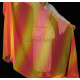 Voile rectangulaire de danse orientale multicolore