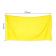 Voile rectangulaire de danse orientale jaune dimension