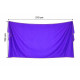 Voile rectangulaire de danse orientale violet dimension precise