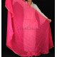 Voile demi lune de danse orientale fuschia